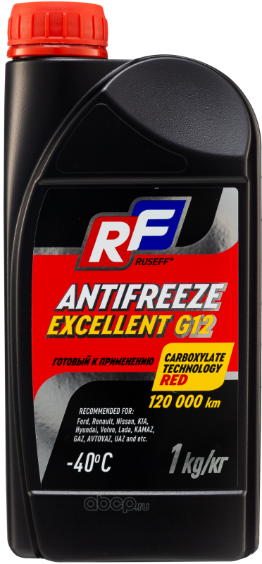 Антифриз ANTIFREEZE EXCELLENT G12 40 (1кг)